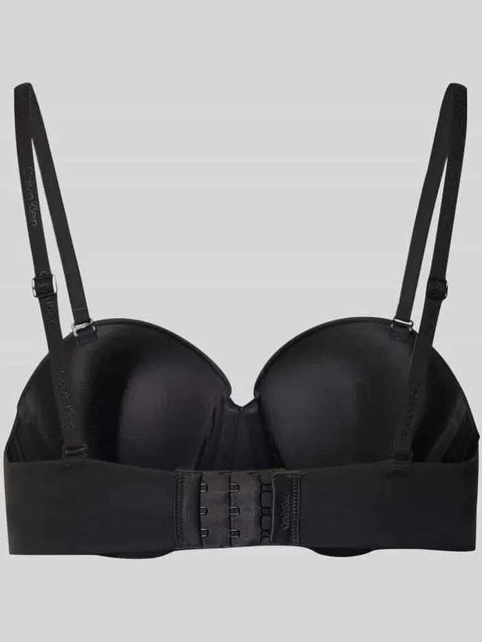 Calvin Klein Beha met cups en verstelbare bandjes, model 'PERFECT FIT' zwart, foto 2