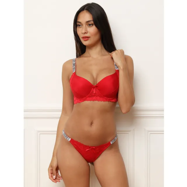 La Modeuse gewatteerde bh rood