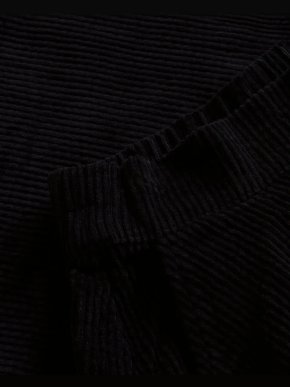 KnowledgeCotton Apparel dames vegan Rok Corduroy Zwart, foto 2