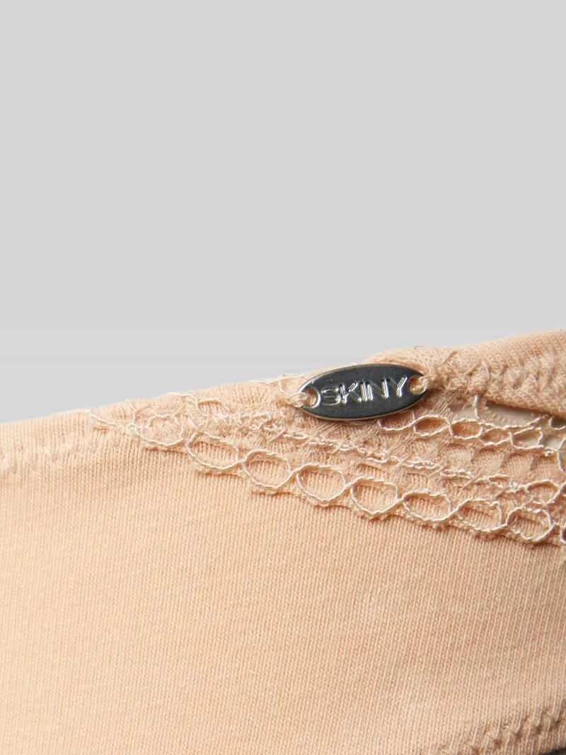 SKINY Slip met labeldetail beige, foto 3