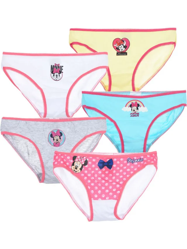 Disney Minnie Mouse Onderbroek - Set van 5 - 6/8 Jaar Multi