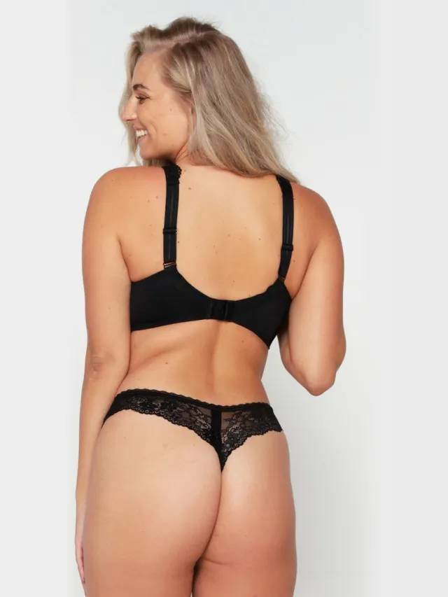 LingaDore DAILY Beugel BH - Plus Size Zwart