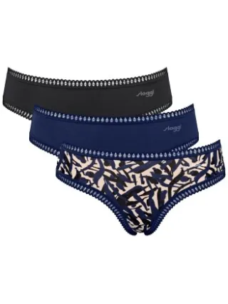 Sloggi GO Crush hipster slips Lila,Zwart,Roze,Versch.kleure/Patroon,Blauw,Groen,Bruin,Beige,Wit,Geel,Rood