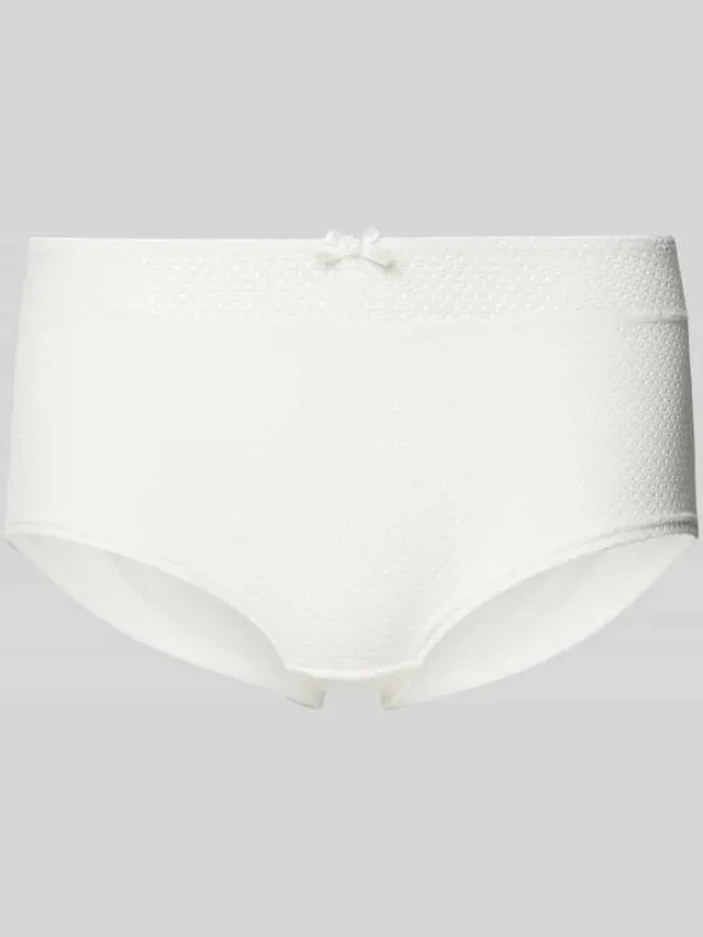 Lascana Slip met strikdetail, model 'Nuance by Lascana' Offwhite