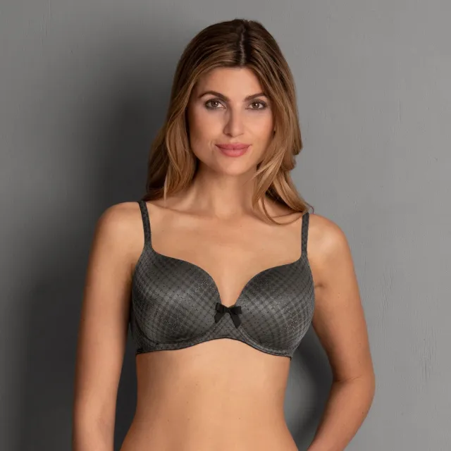 RosaFaia Beautyfull Caroline Voorgevormde Beugel Bh 5663 Shiny Grey - maat EU 70F / FR