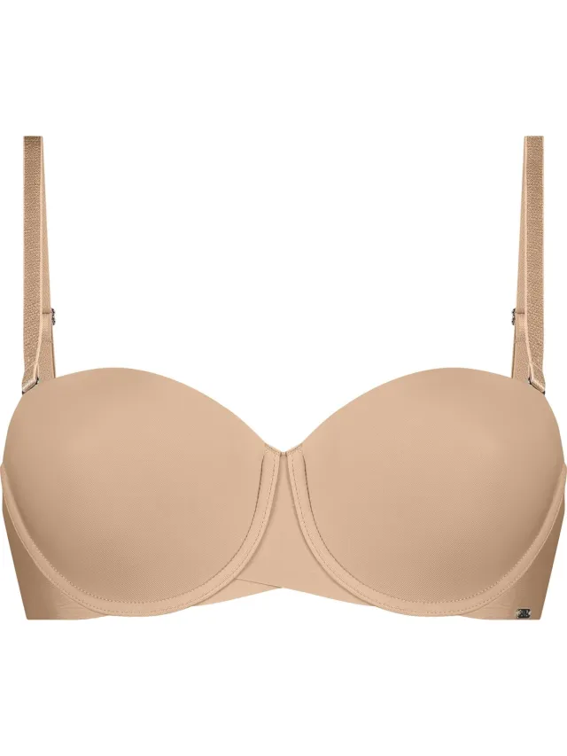 Hunkemöller Dames Lingerie Voorgevormde strapless beugel bh Jane - Beige