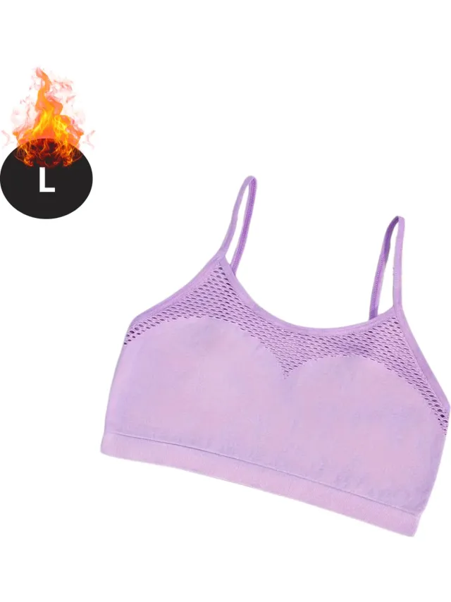 Nivard BH Zonder Beugel - Zonder Bandjes - Push-up Bh's - Comfort Beha - Comfortabel - Sexy - Lichtpaars