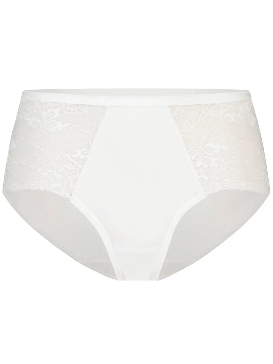 Ten Cate Basic midislip met kant wit, foto 2