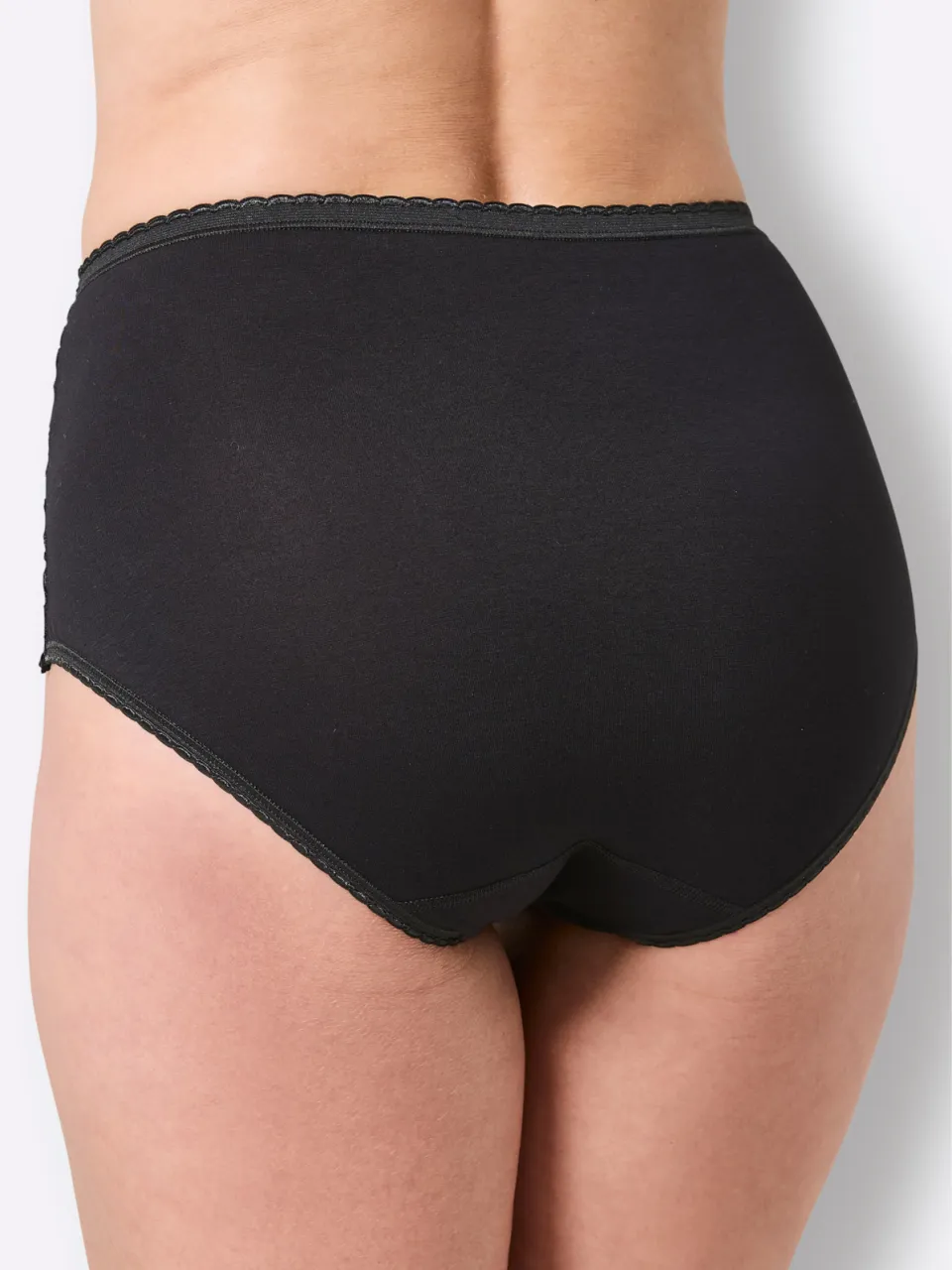 tailleslip set van 3 zwart met kant, foto 3