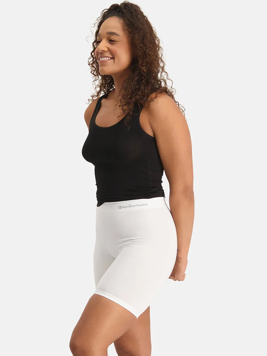 Bamboo Basics Suze biker short wit, foto 3