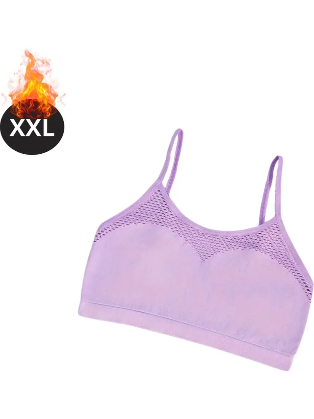 Livano BH Zonder Beugel - Zonder Bandjes - Push-up Bh's - Comfort Beha - Comfortabel - Sexy - Lichtpaars