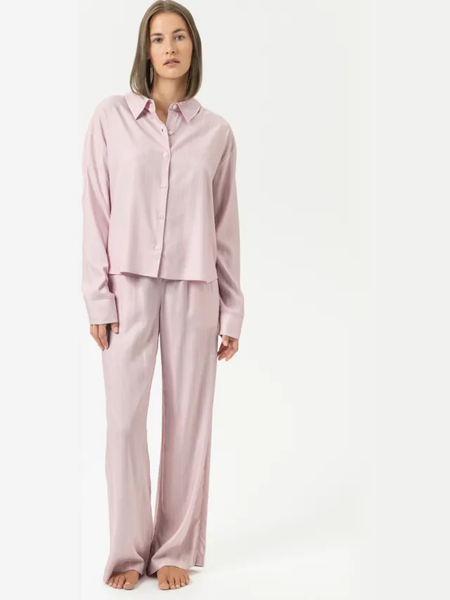 Mey Damespyjama Serie Fine Dreams Pink Parfait roze