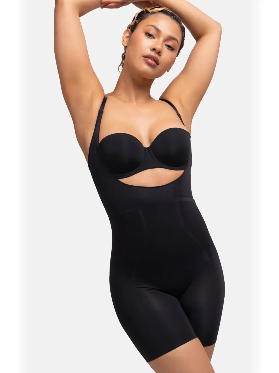 Dorina open bust corrigerende bodysuit Absolute Sculpt zwart, foto 3