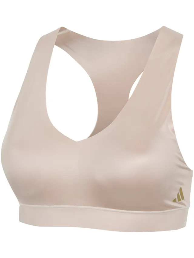Adidas Bralette Sport Active Micro Contour beige