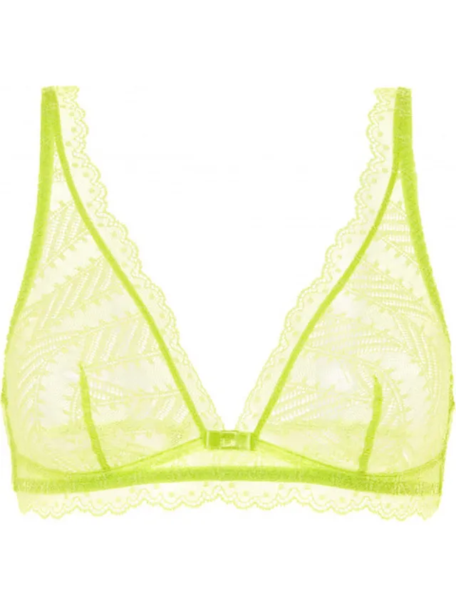 Simone Pérèle Canopée Bralette Groen 3 Lime