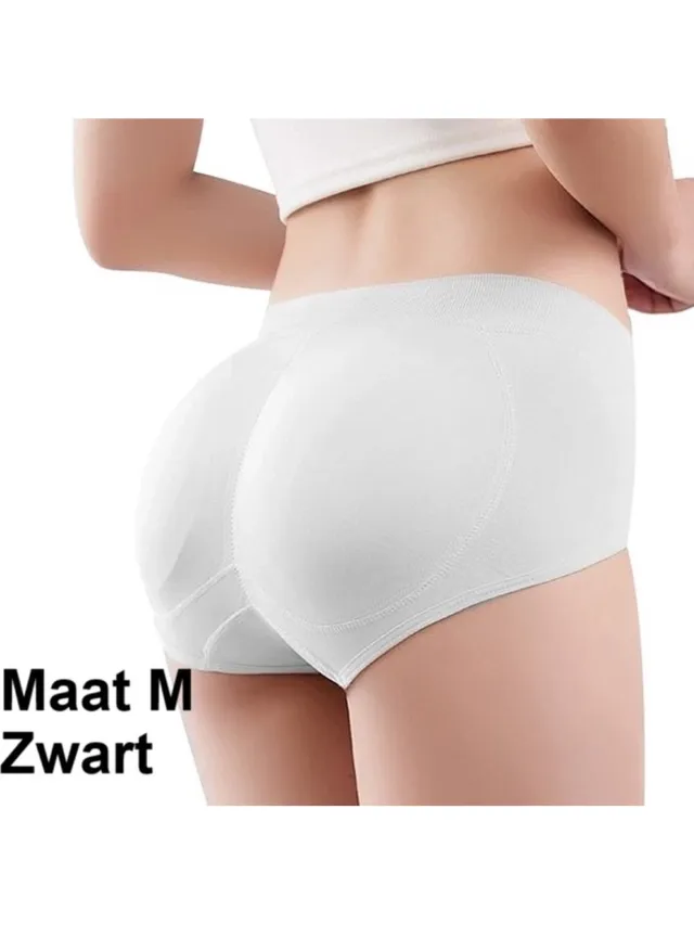 Cheaperito Slip Met Vulling I Corrigerende Slip I Ondergoed Body Shaper I Billen Liften I Billen Lifter I Maat M I Zwart