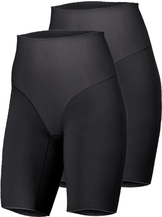 Nina von C. 2-pack Lange onderbroek Cotton Shape Zwart