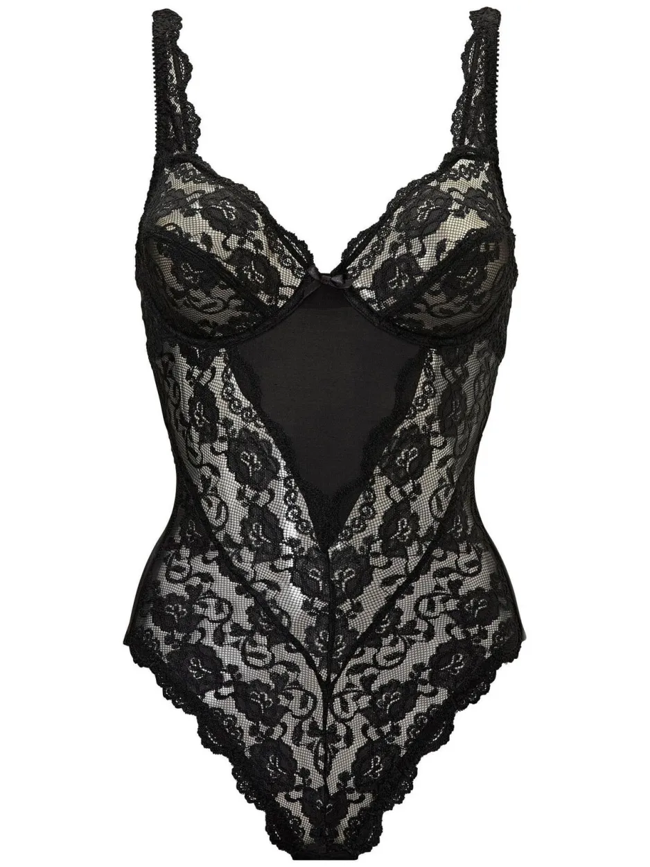 Sassa Mode corrigerende body Classic Lace zwart, foto 2