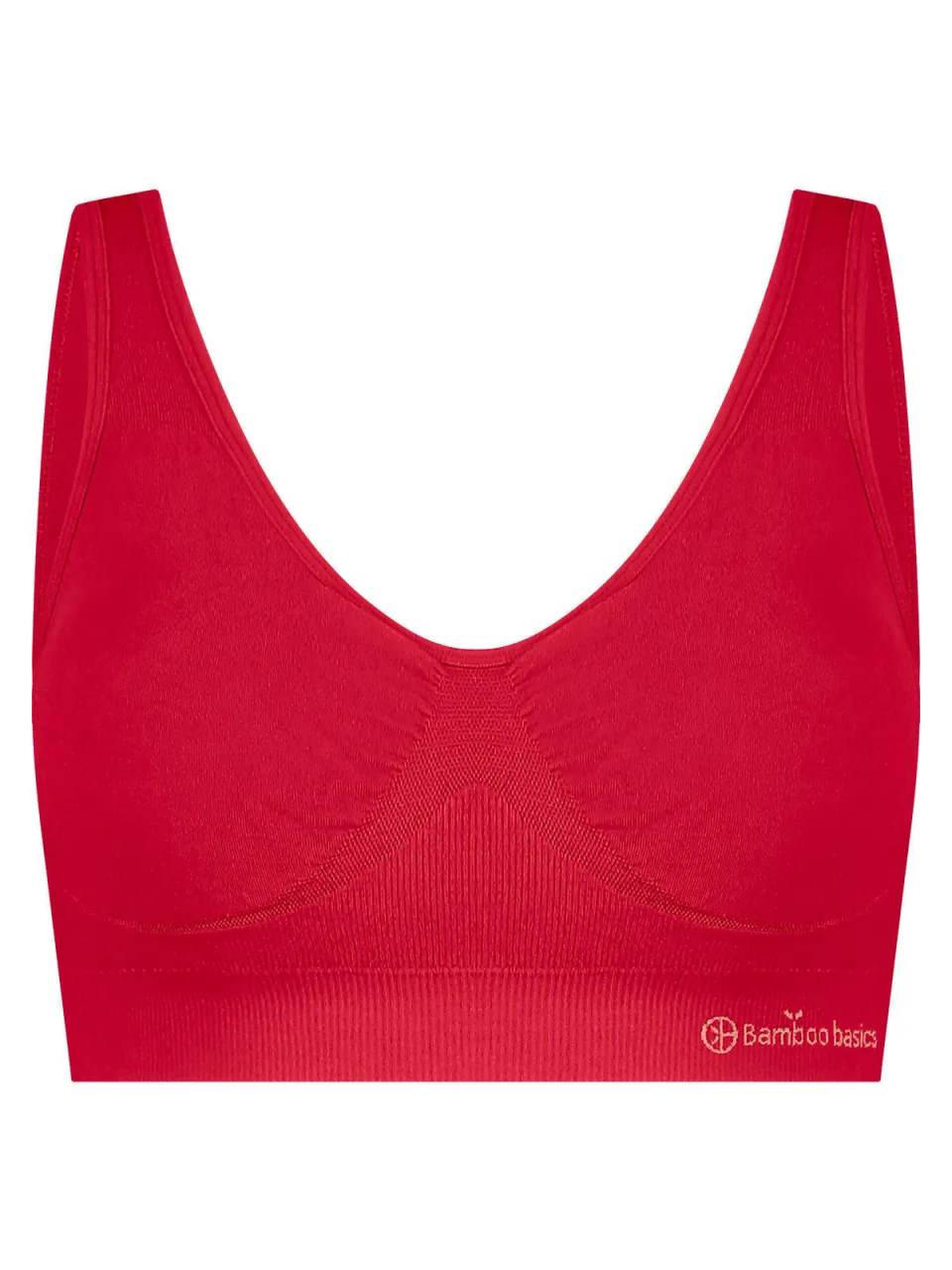 Bamboo Basics Fleur voorgevormde bh top rood, foto 2