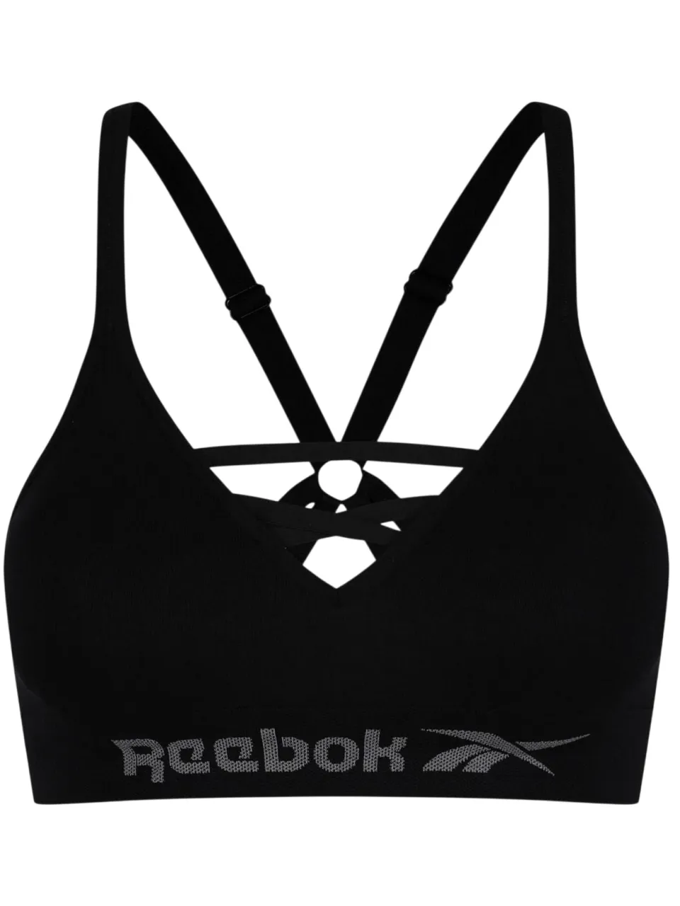 Reebok Naadloze sportbeha voor dames van Maryna (Zwart), foto 2