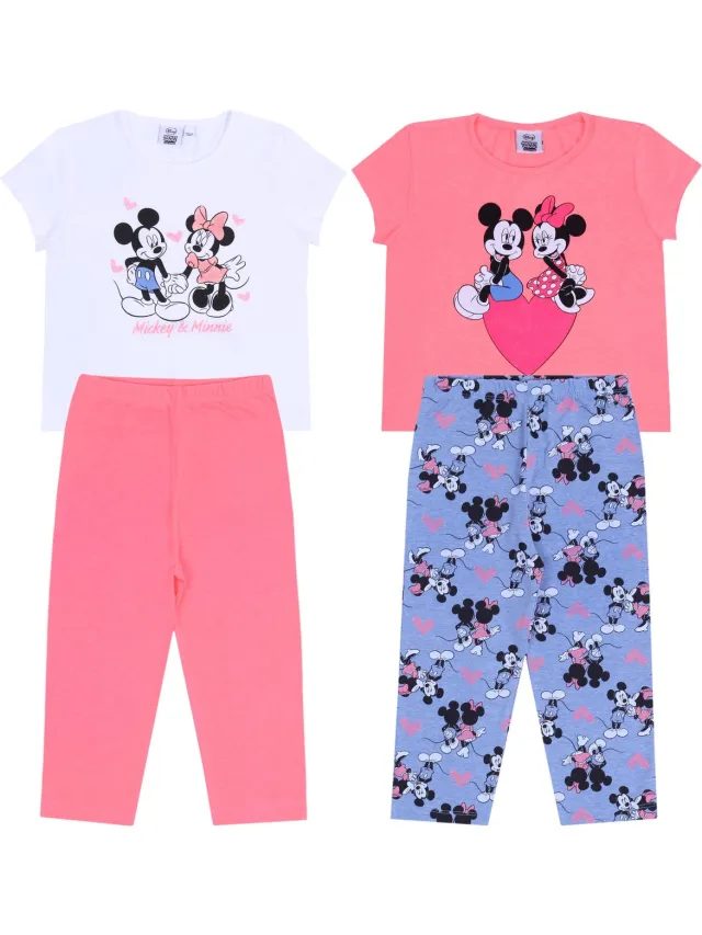 Disney Neon witte Minnie Mouse pyjama DISNEY
