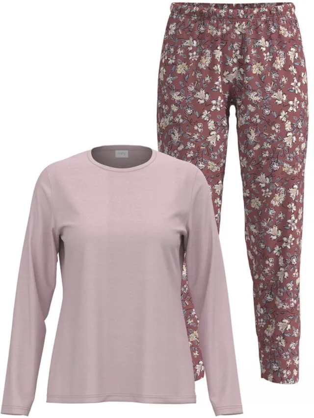 Mey Pyjama Amber Bloom Dames 1240145 1814 java 42 Meerkleurig