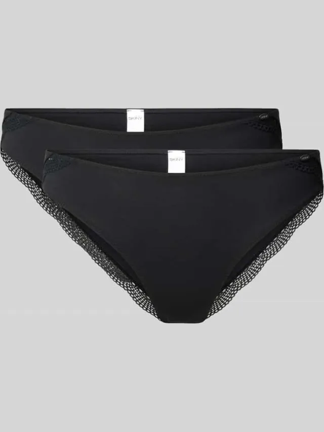 SKINY Slip met labeldetail Zwart