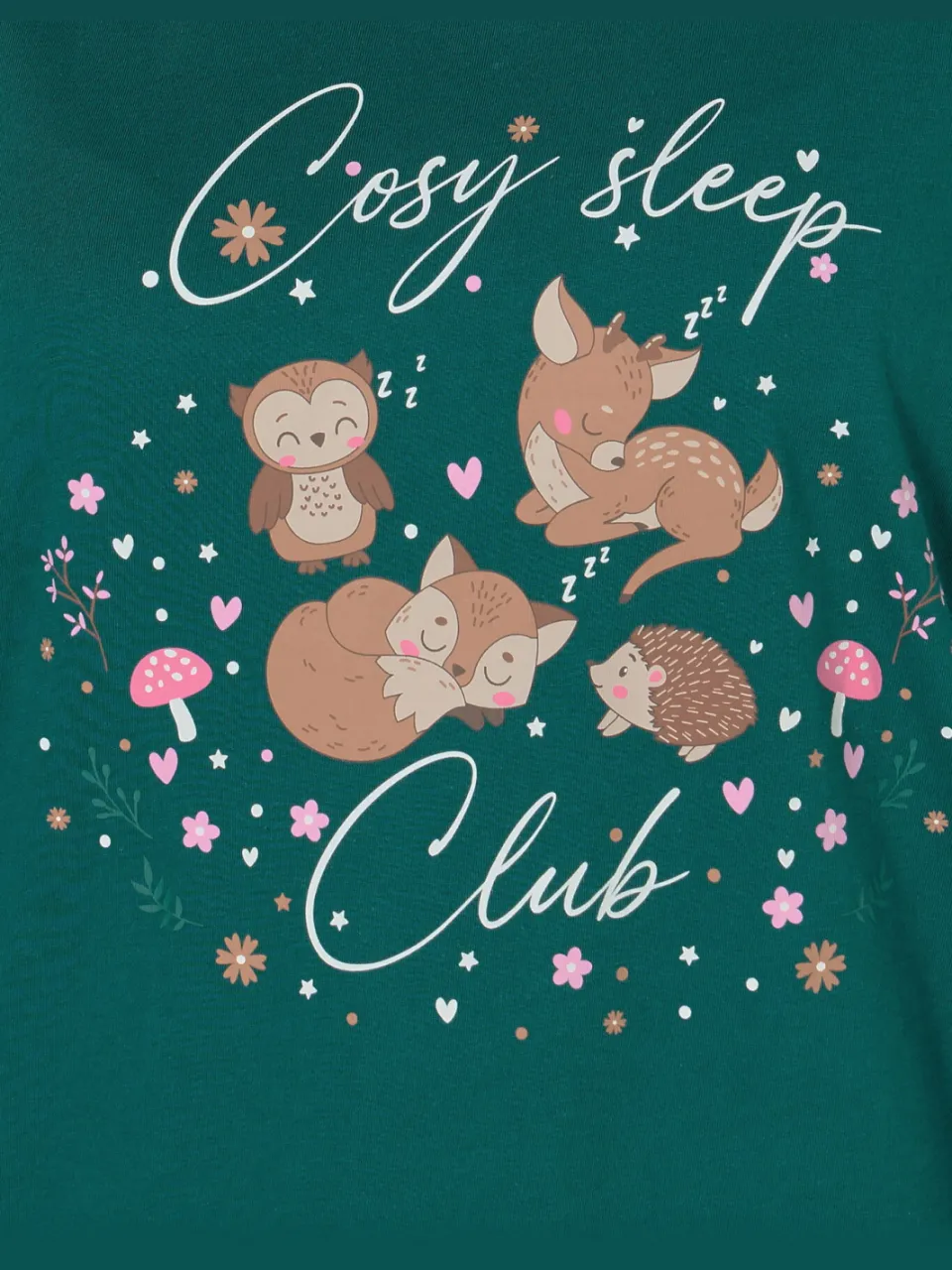 Yours Green 'Cosy Sleep Club' Woodland Pyjama Cadeauset-64, foto 5