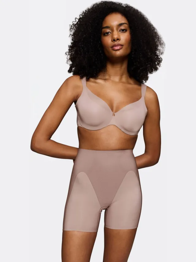 Triumph ILLUSION CURVE corrigerend broekje bruin Lichtbruin