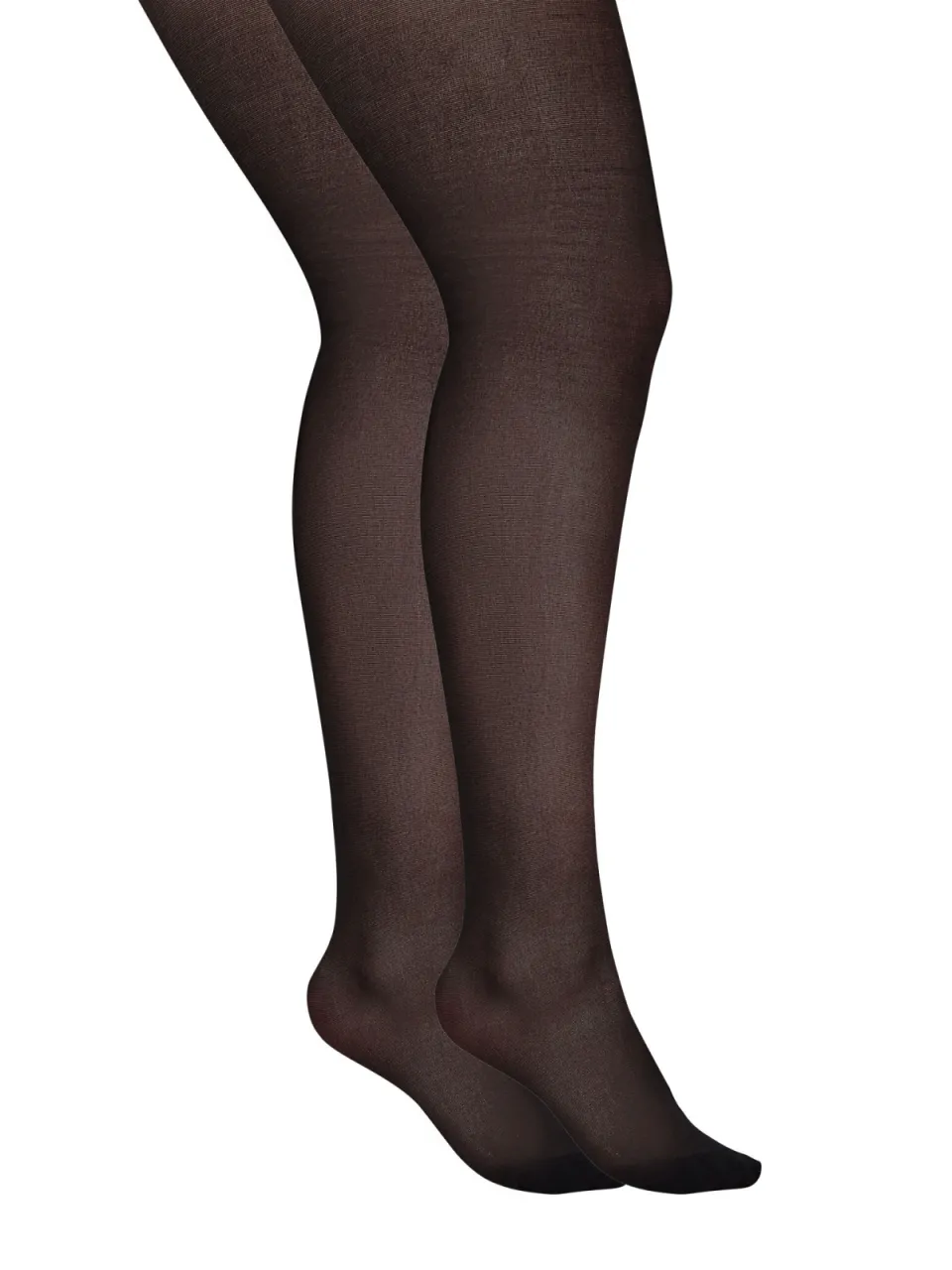 Yours 2 Paar 70 Denier Panty's In Zwartsize 56-60, foto 2