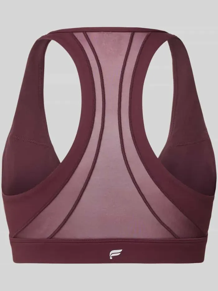 Fabletics Sport bh met semitransparante gedeelten model 'Pureluxe' bordeaux, foto 2