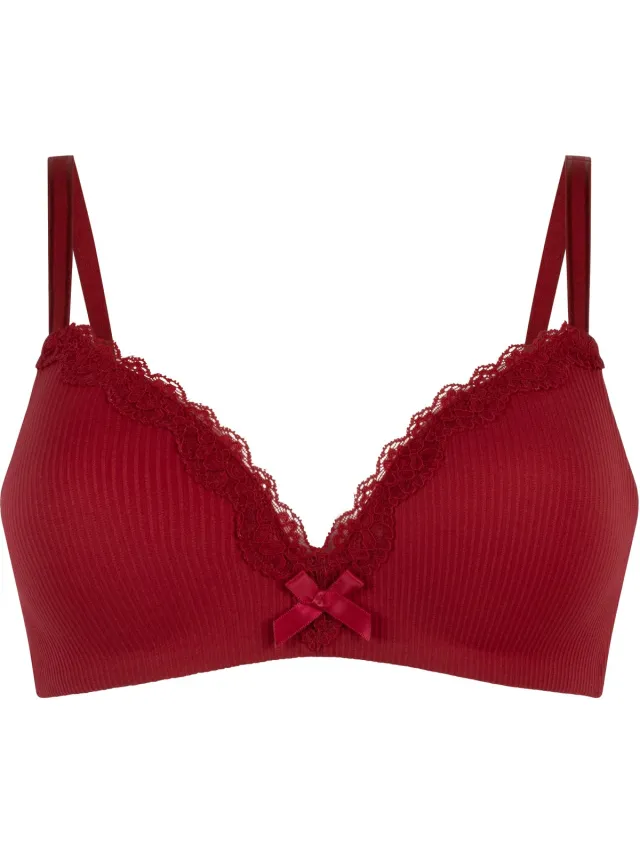 Hunkemöller Lola Padded Non-Wired Bra Rood