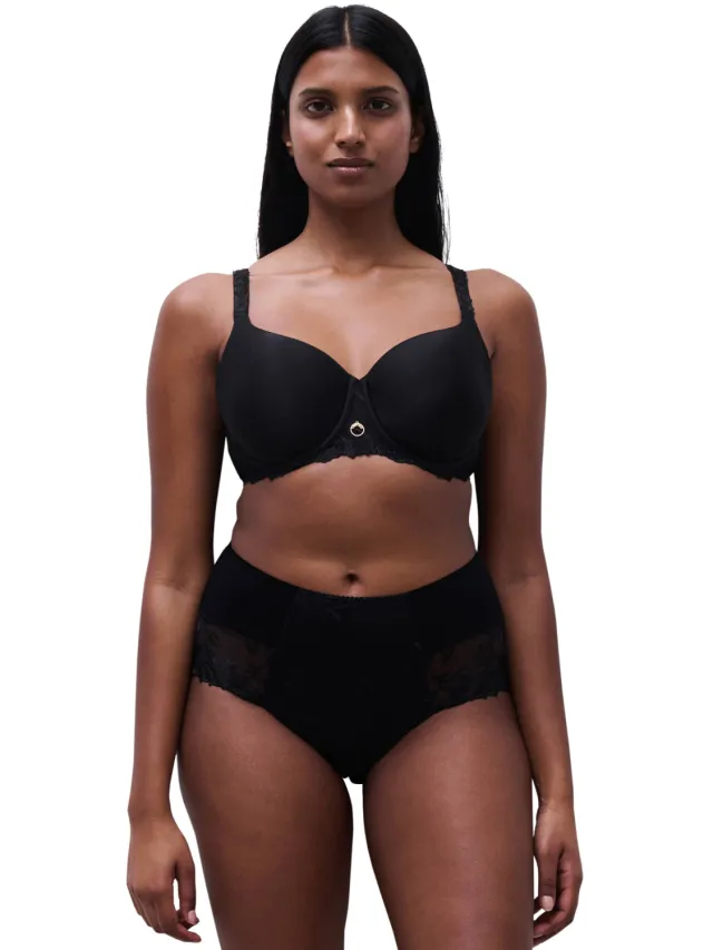 Chantelle Majestic voorgevormde T-shirt-bh zwart