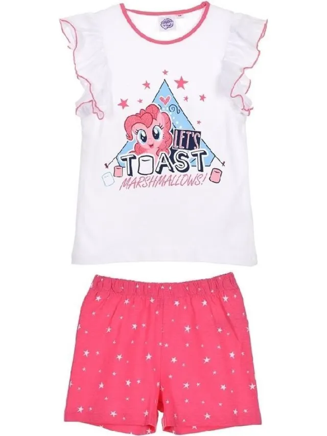 My Little Pony Pyjama - Shortama - Marshmallows - 98 wit