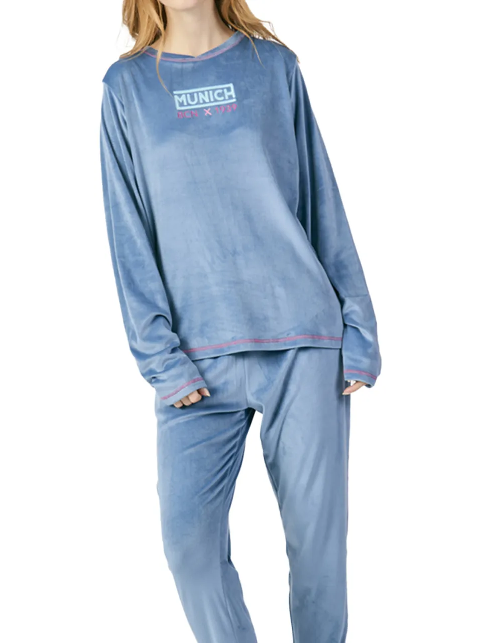 Munich MU5 pyjamaset blauw, foto 2