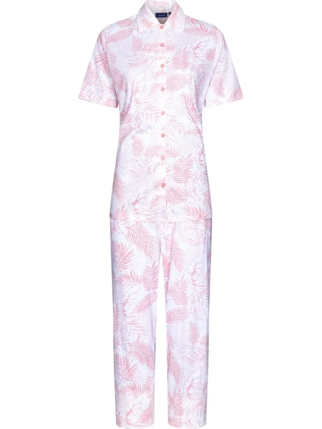 Pastunette Duurzame katoenen pyjama Pastunette - Roze - Maat - 38