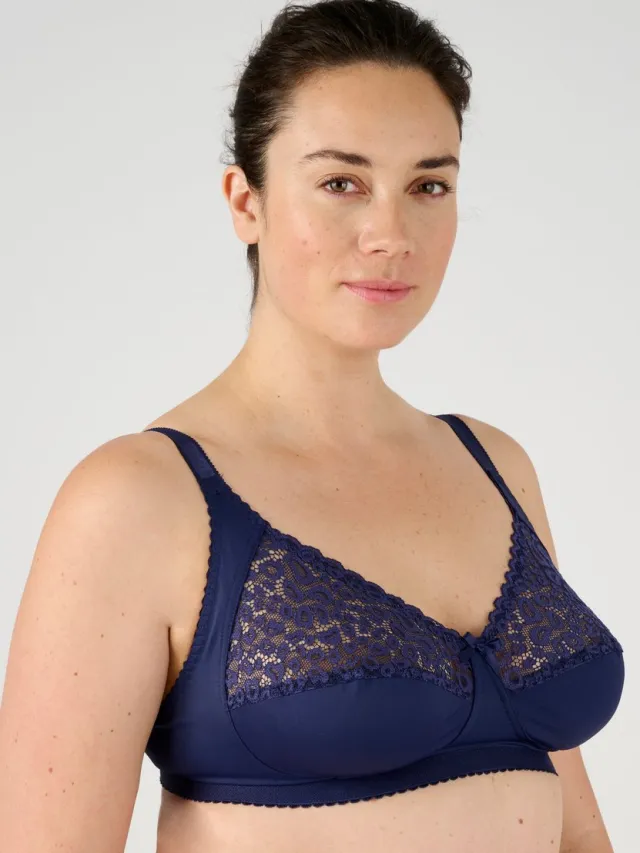Damart Beugelloze beha, zeer goede ondersteuning - Dames - Blauw - 125