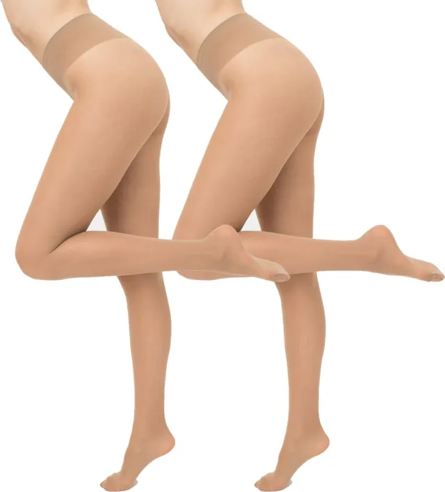 Giulia Sensi 40den (Multipack) zijdematte Semi-Opaque Panty - Karamel