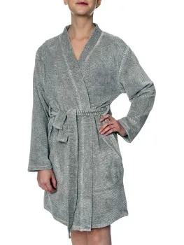 Calvin Klein Quilted Robe * Actie * Grijs,Roze