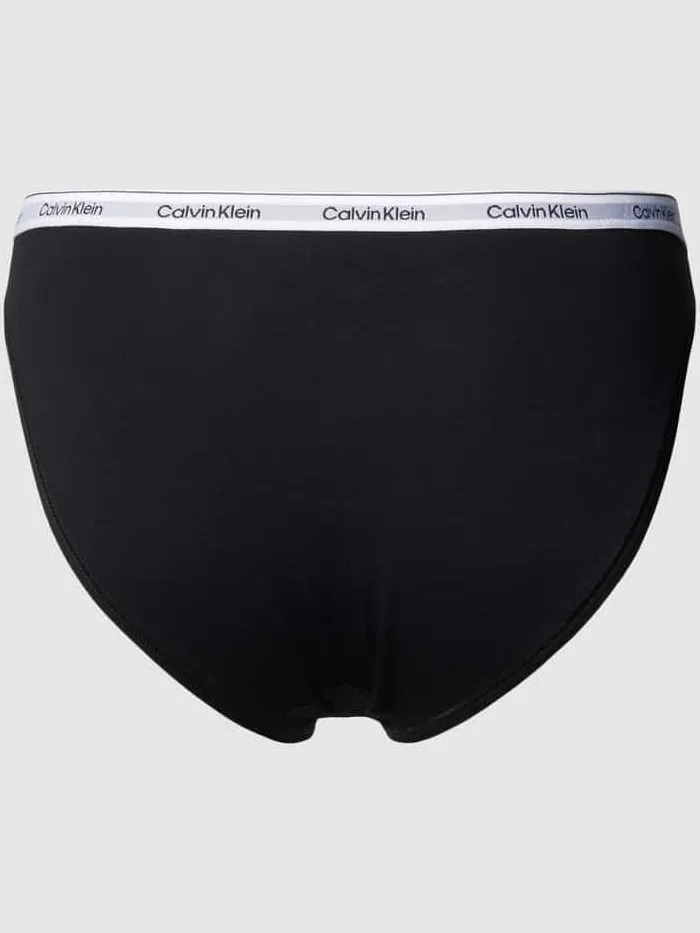 Calvin Klein Slip in effen design in een set van 3 stuks zwart, foto 2