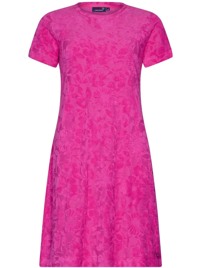 Rebelle Dames Nachthemd Rebelle - Full Bloom - Badstof - Roze