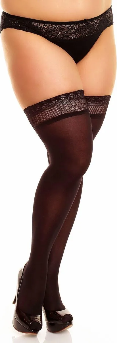 Glamory Stay-up kousen Vital 70 Glamory maat 60/62 zwart