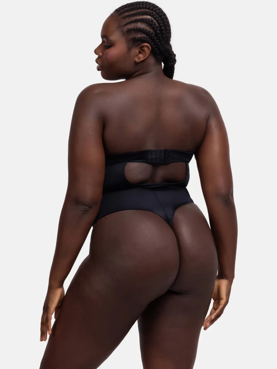 Dorina strapless corrigerende stringbody Sublime Sculpt zwart, foto 6