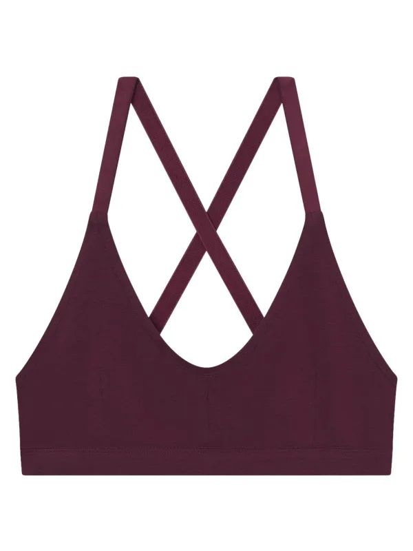 Dedicated Soft Bra Junsele bh bordeaux Purper