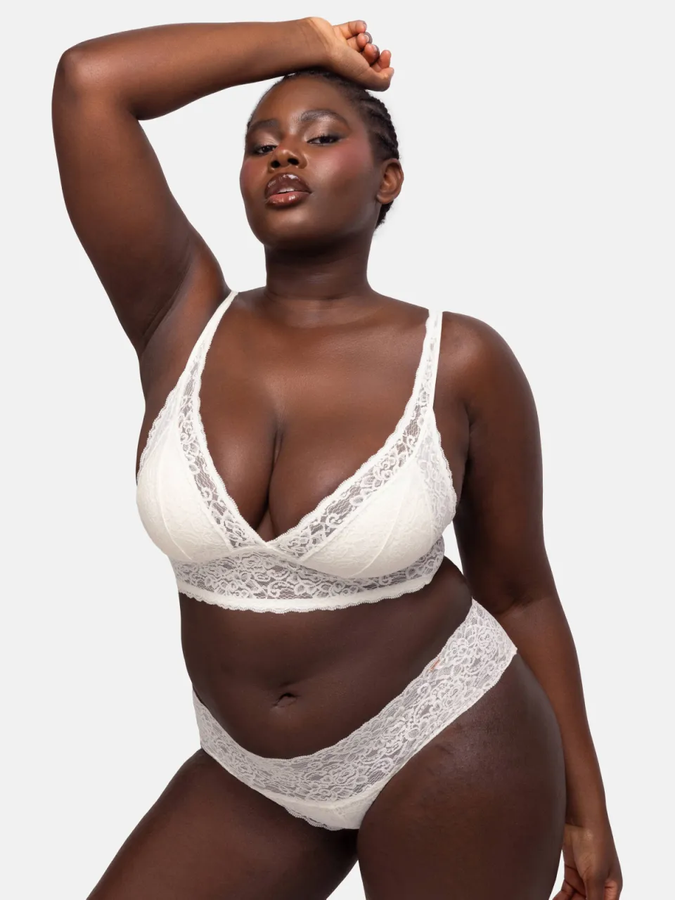 Dorina Lana voorgevormde bralette ecru Groen/ecru