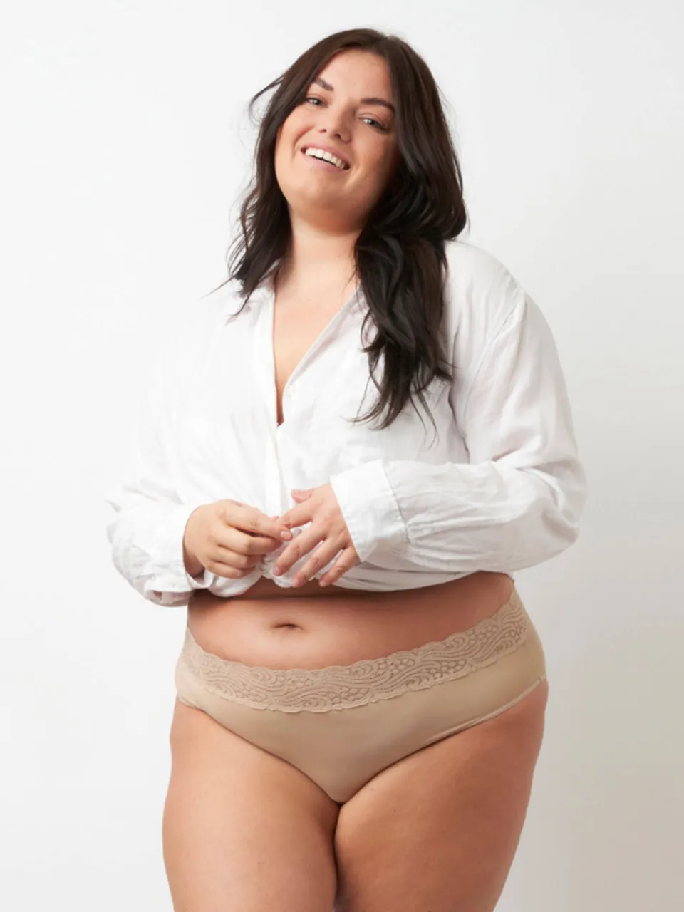 Moodies Undies sterk absorberende menstruatieslip beige, foto 4