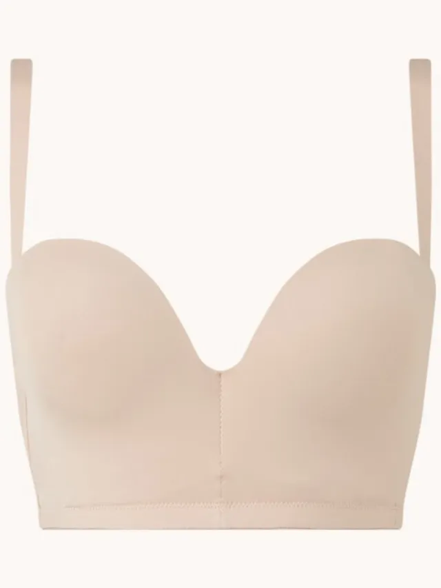 Wonderbra Ultimate Backless BH Dames – 70B – Beige – Voorgevormde cups – Lage rug
