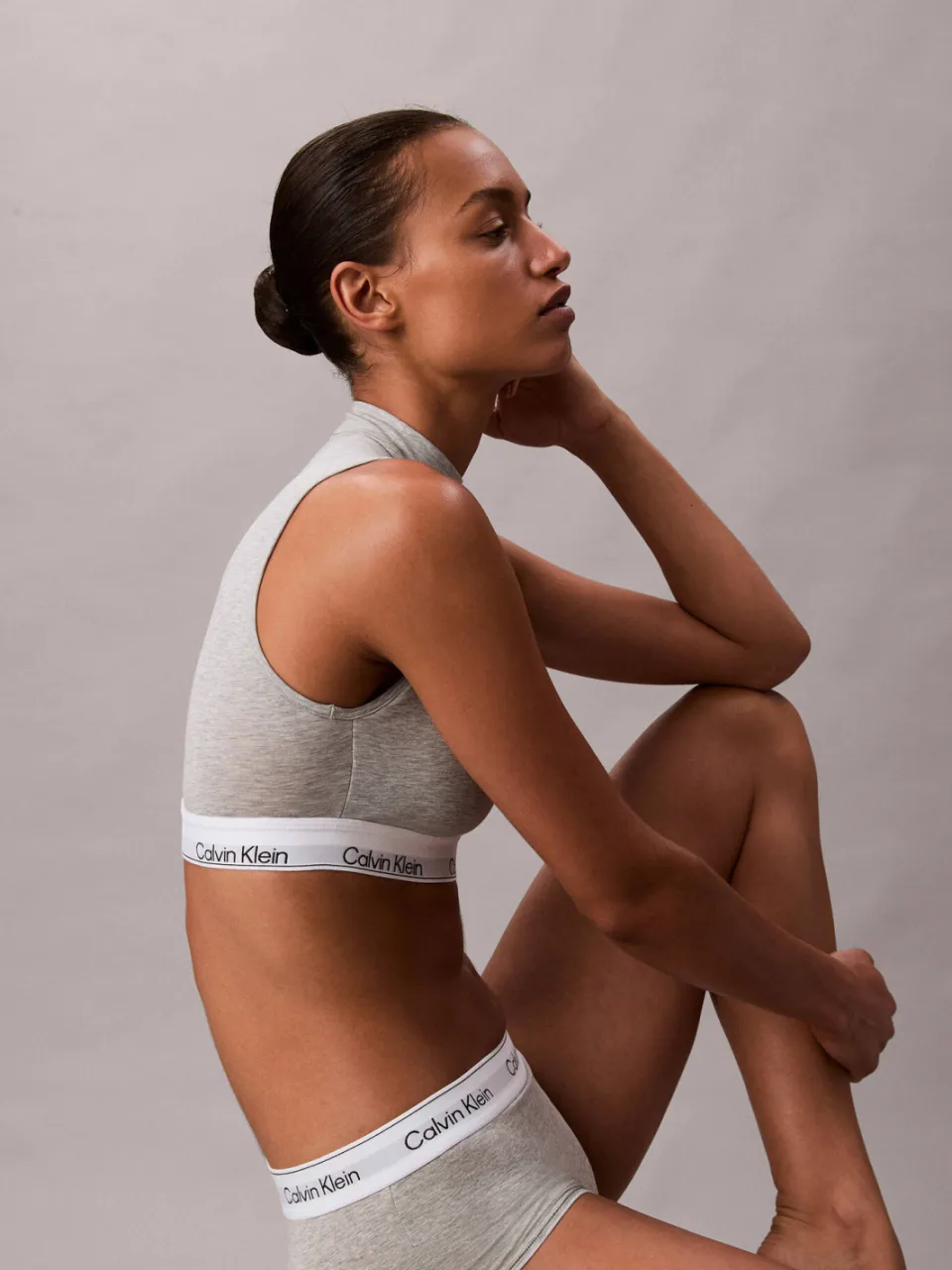 Calvin Klein Boyleg slip grijs, foto 4
