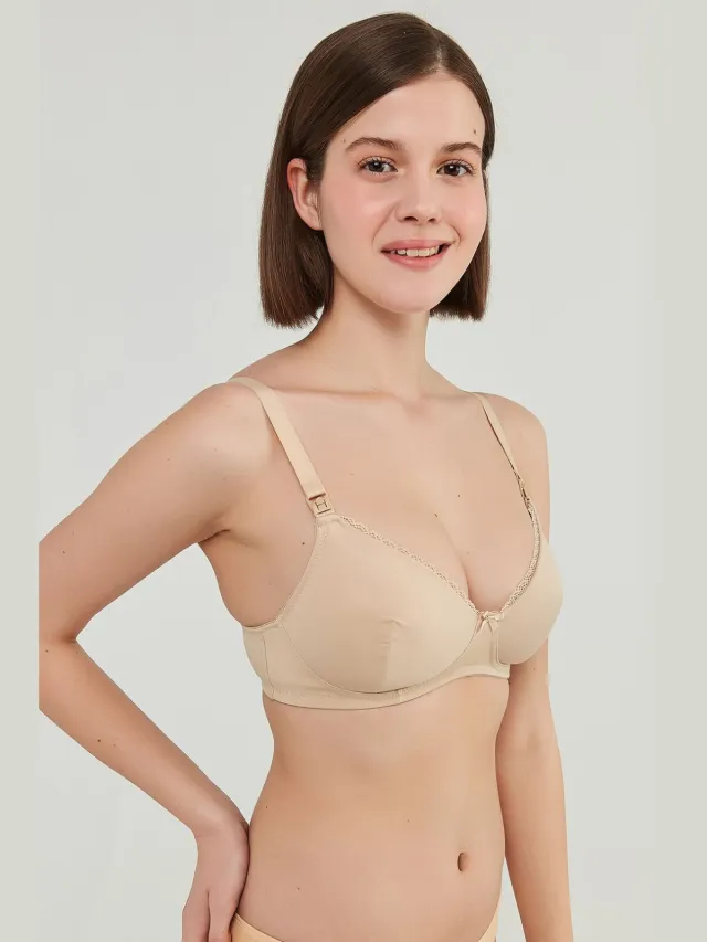 Penti Gehaakte Borstvoedingsbeha Met Verstelbare Bandjes beige, foto 2