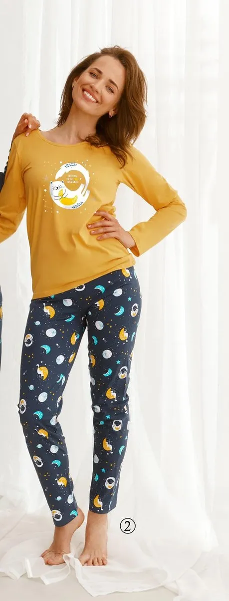 Taro Pyjama Sarah. Oker multi